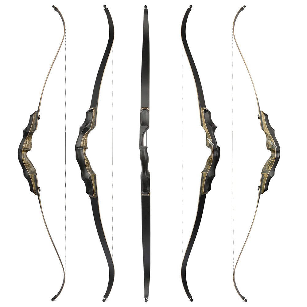 20-55lbs Longbow 62" Archery RH Takedown Hunting Bow