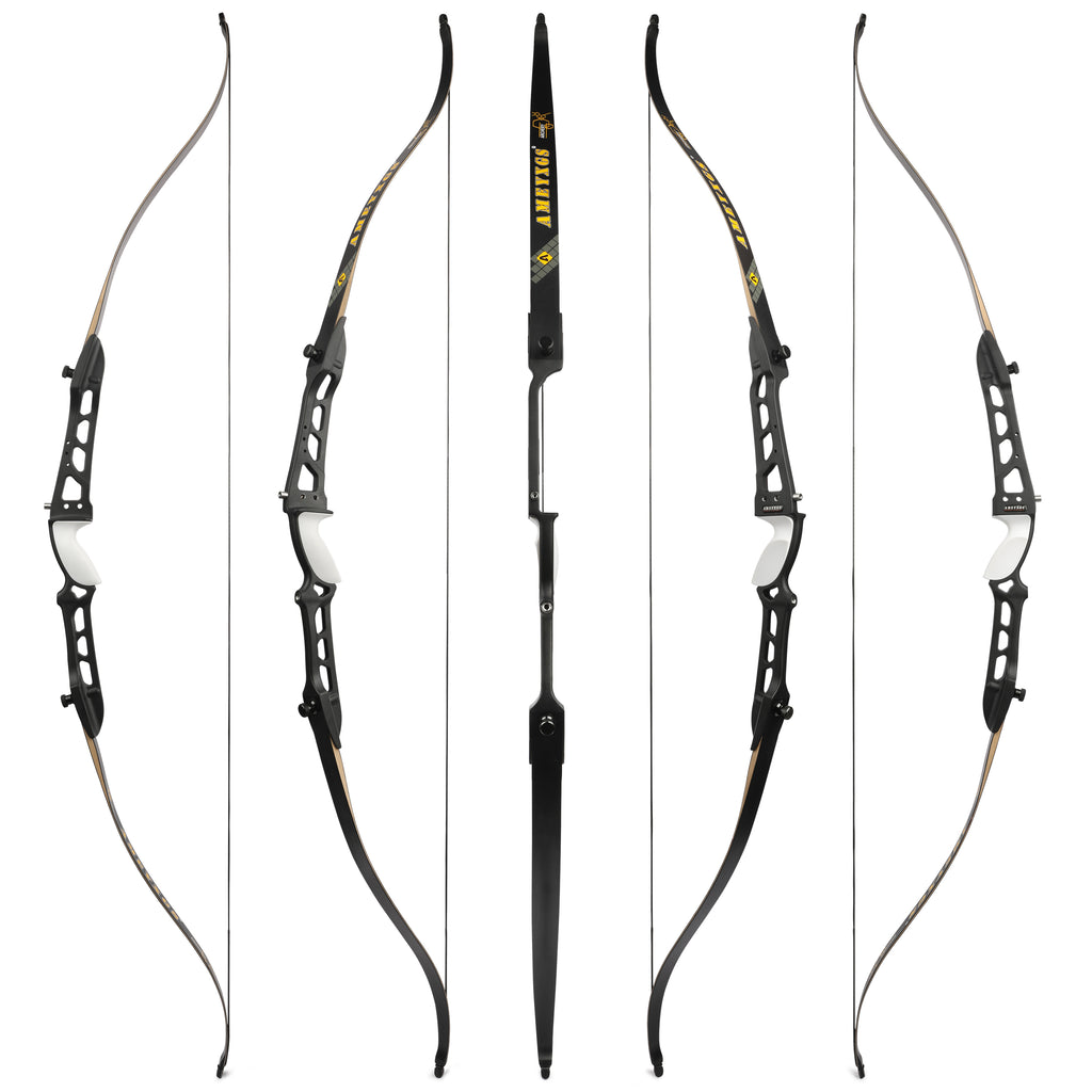 68" Competition Target Recurve Bow, 36lbs Takedown Archery Set