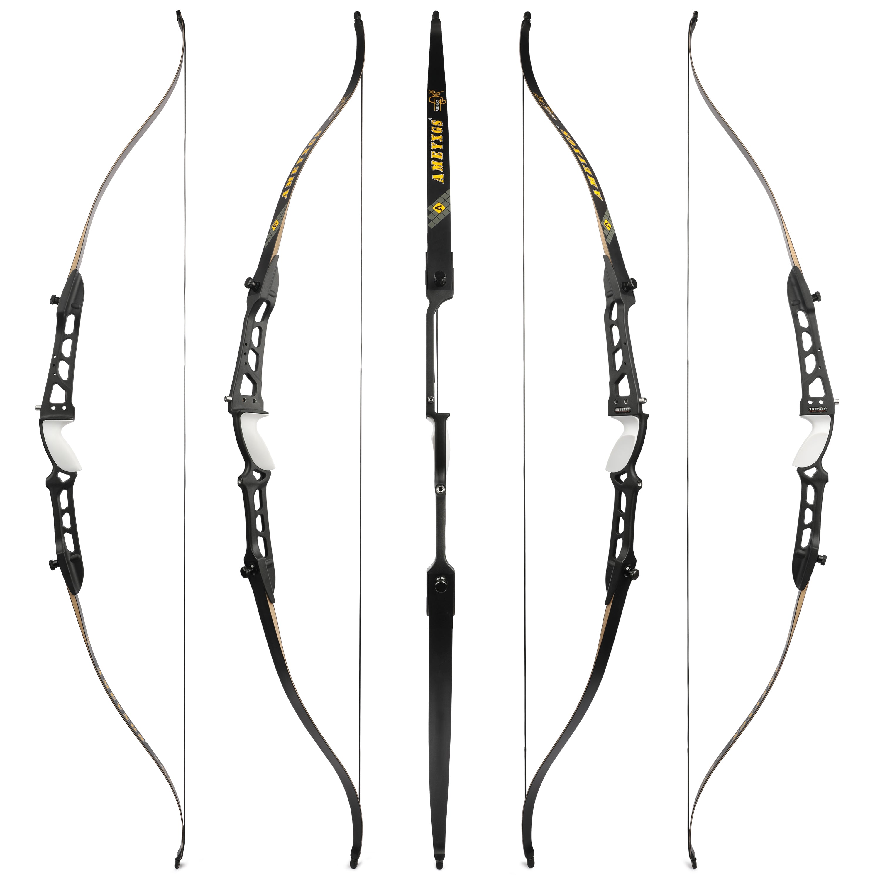 68" Competition Target Recurve Bow, 36lbs Takedown Archery Set
