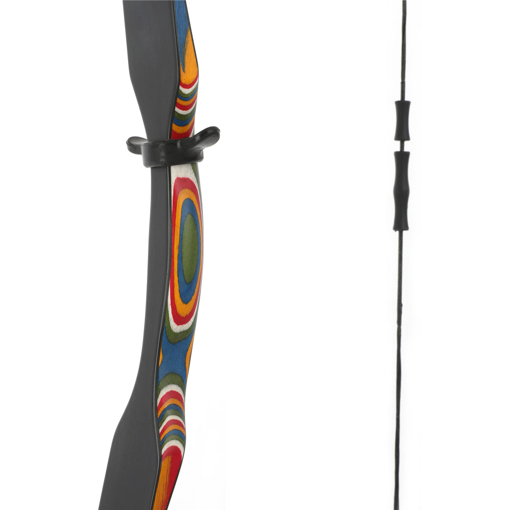 37" Youth Traditional Recurve Bow, 15lbs Lightweight Archery for Kids