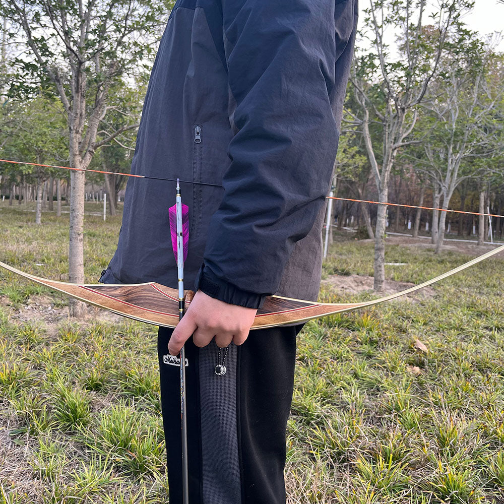 30-60lbs Traditional Recurve Bow 62" Hunting Longbow RH