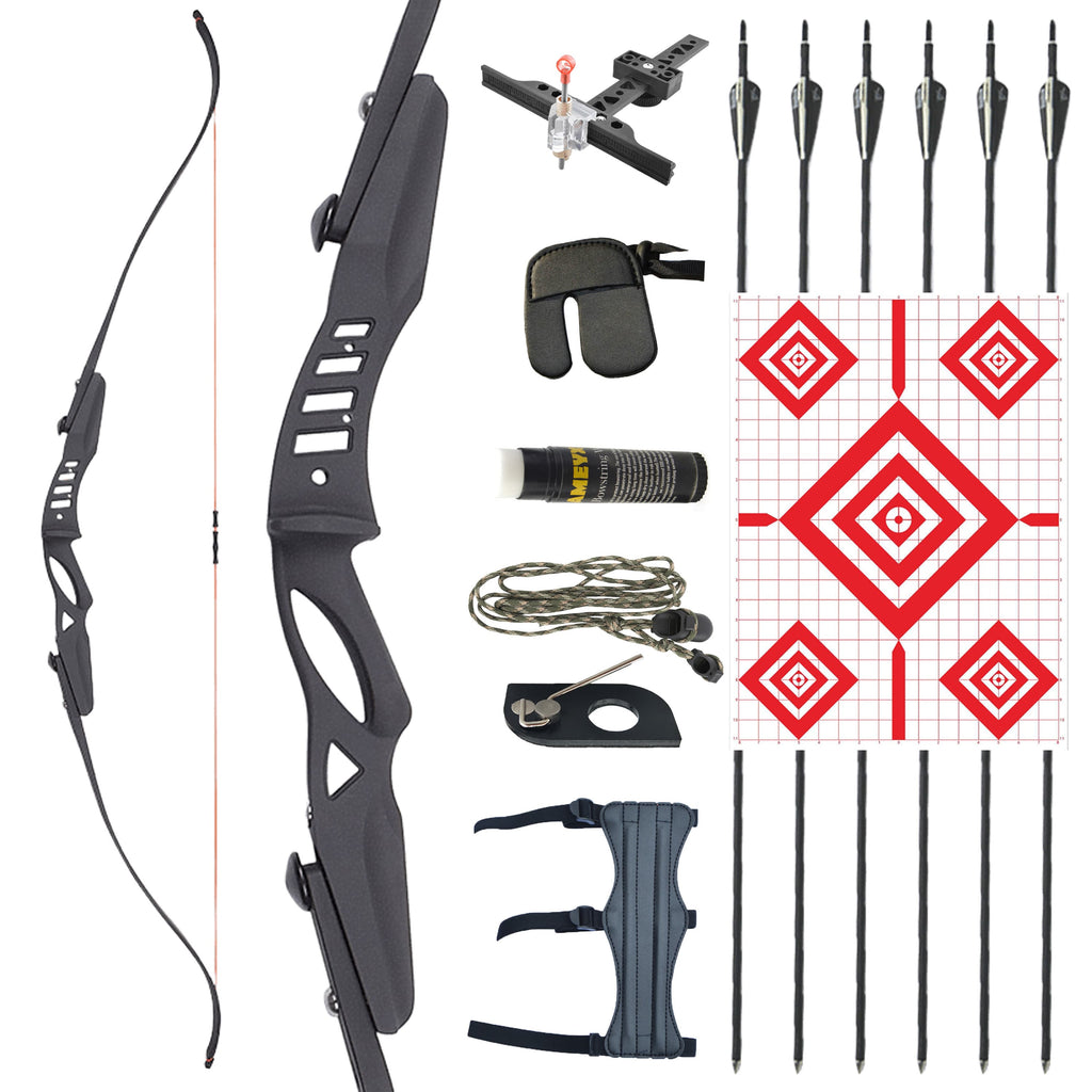 Archery ILF Recurve Bow 20lbs Shooting Bow RH Hunting