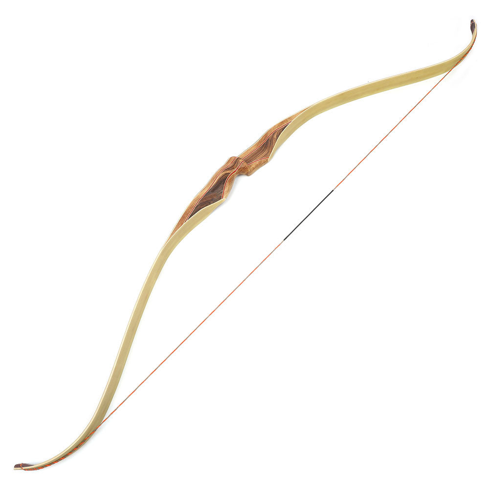 30-60lbs Traditional Recurve Bow 62" Hunting Longbow RH