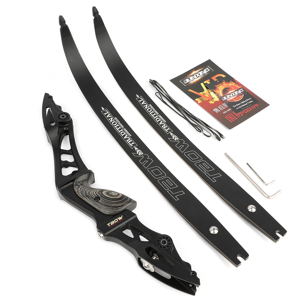62" Archery Recurve Bow 25-60lbs Longbow RH Hunting