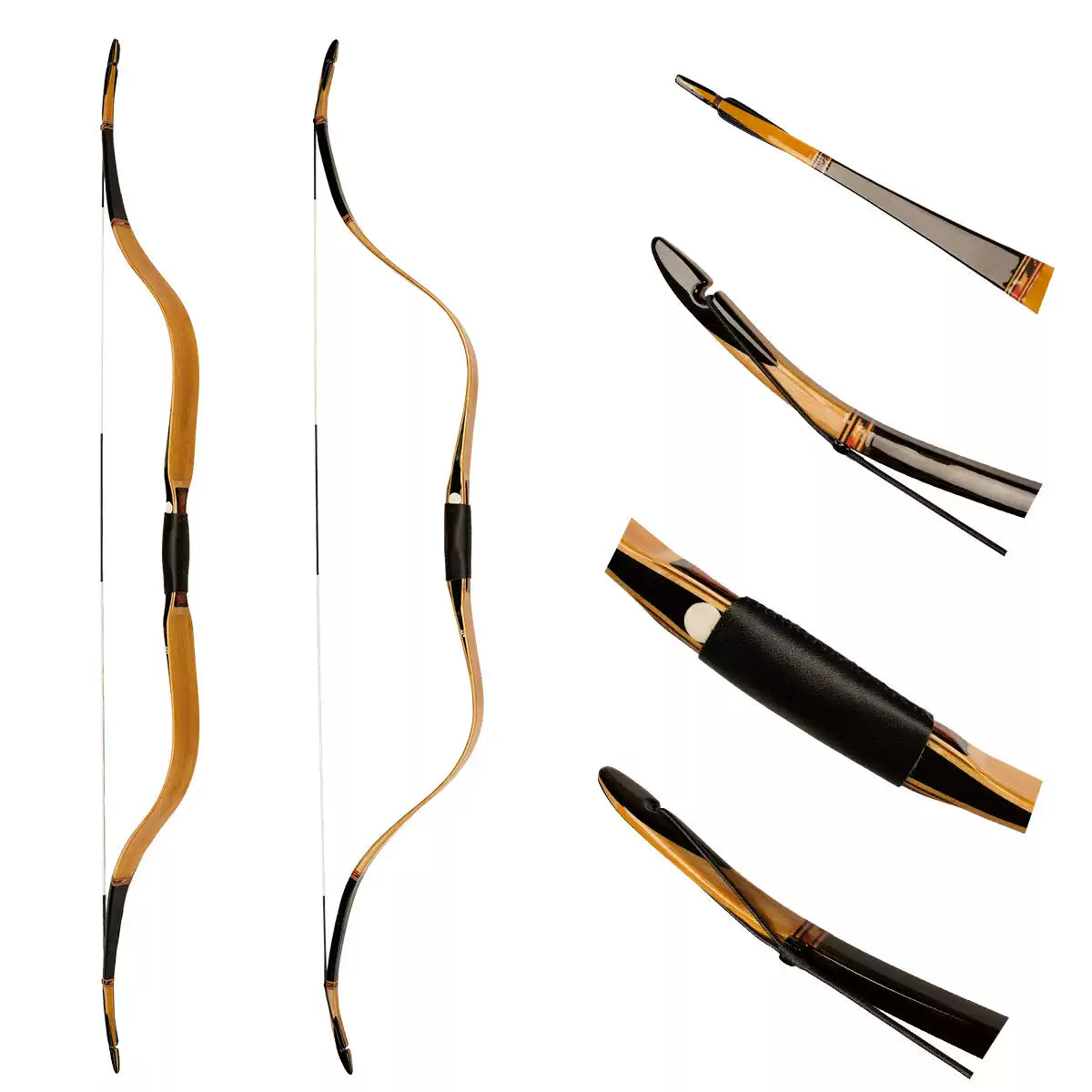 AF Mong Yuan Laminated Traditional Recurve Bow Fast Shooting Archery
