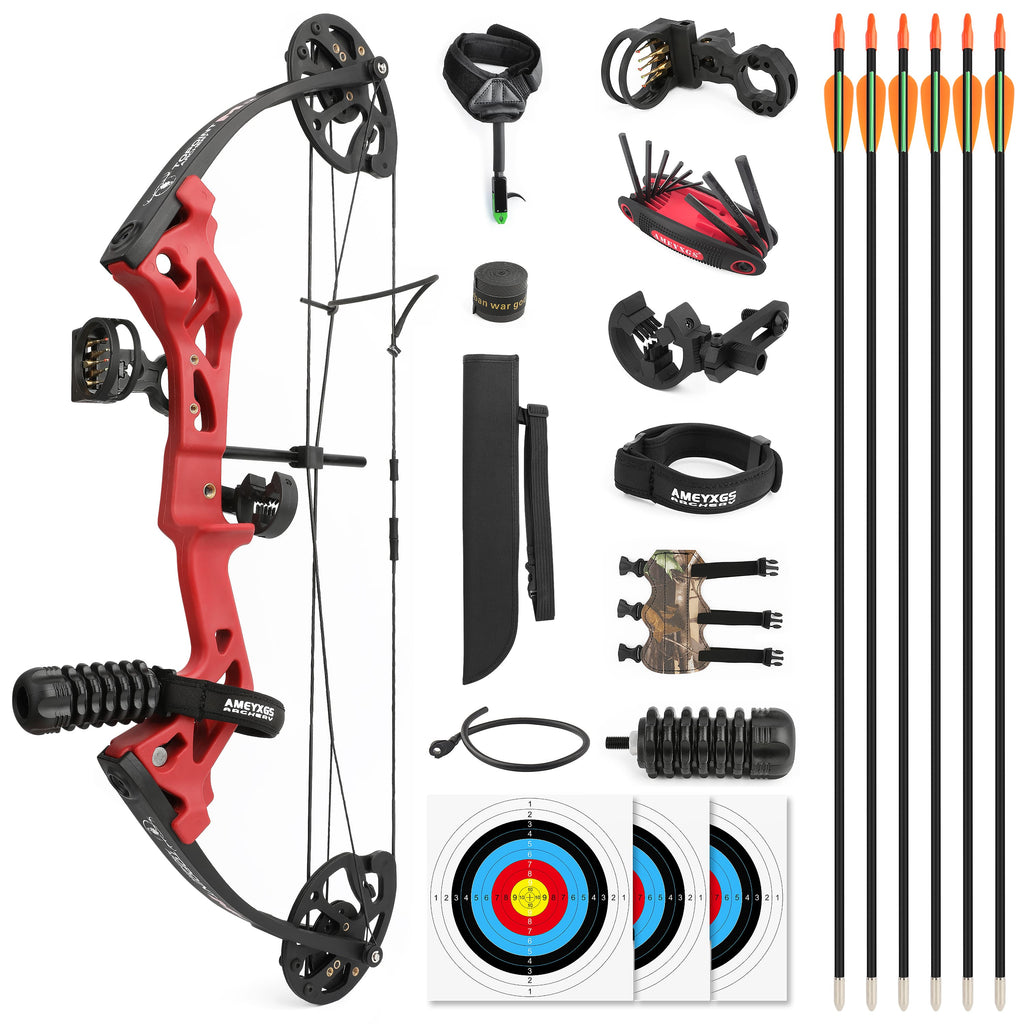 TOPOINT M3 Compound Bow and Arrows for Youth Kids